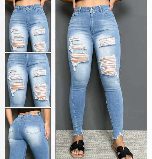 Jeans super high waist skinny  Ref 121912