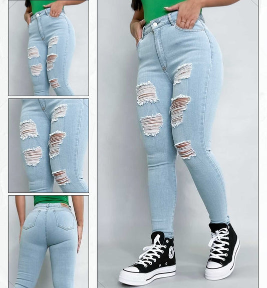 Jeans super high waist skinny  Ref 121913