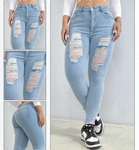 Jeans super high waist skinny  Ref 121914