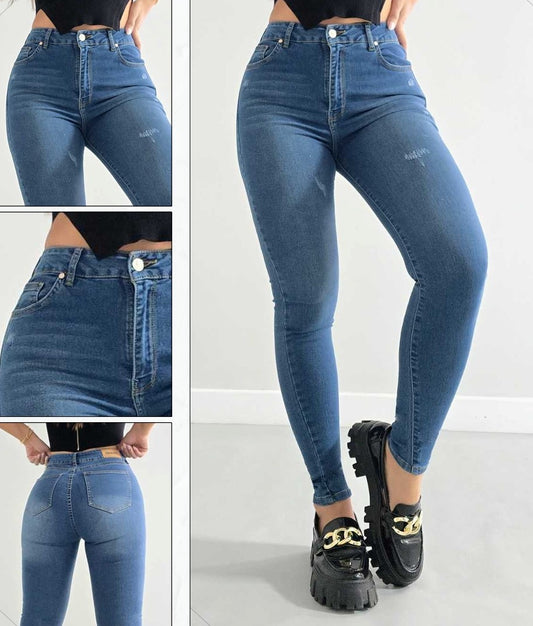 Jeans super high waist skinny