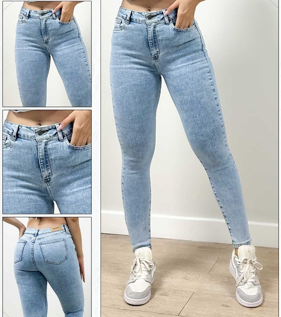 Jeans super high waist skinny  Ref 12197