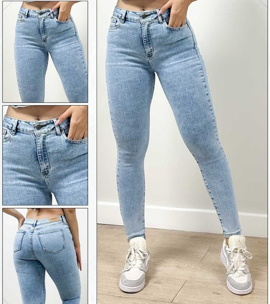 Jeans super high waist skinny  Ref 12197