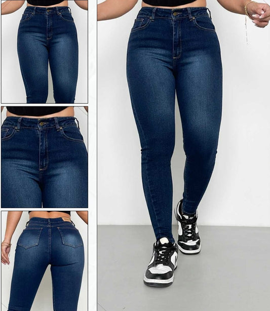 Jeans super high waist skinny  Ref 12198