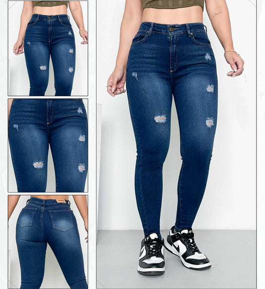 Jeans super high waist skinny  Ref 12199